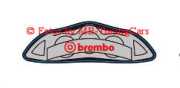 Brembo Sport Bremsbacken - Silber- Aufkleber